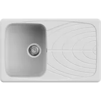   Elleci Master 300 G68 Bianco Gránit mosogatótálca (LGM30068)Munkalapra szerelhető