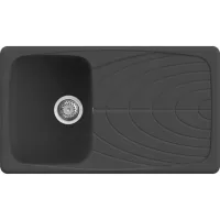   Elleci Master 400 G59 Antracite Gránit mosogatótálca (LGM40059)Munkalapra szerelhető