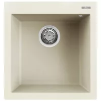   Elleci Quadra 102 G62 Bianco Antico Gránit mosogatótálca (LGQ10262)Munkalapra szerelhető