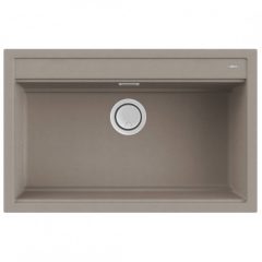   Elleci Best 130 Workstation G43 Tortora Gránit mosogatótálca (LGB13043) Munkalapra szerelhető