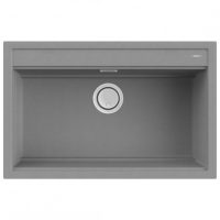   Elleci Best 130 Workstation G48 Cemento Gránit mosogatótálca (LGB13048) Munkalapra szerelhető