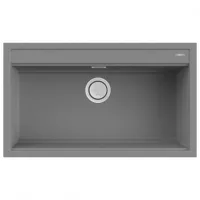Elleci Best 360 Workstation M73 Titanium Gránit mosogatótálca (LMB36073) Munkalapra szerelhető