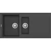 Elleci Easy 475 M70 Nero metal Gránit mosogatótálca (LMY47570)Munkalapra szerelhető