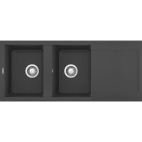 Elleci Easy 500 M70 Nero metal Gránit mosogatótálca (LMY50070)Munkalapra szerelhető