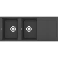 Elleci Easy 500 M70 Nero metal Gránit mosogatótálca (LMY50070)Munkalapra szerelhető