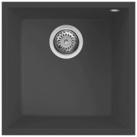 Elleci Quadra 102 M70 Nero metal Gránit mosogatótálca,munkalap alá szerelhető (LMQ10270BSO)Munkalap alá szerelhető