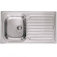 Elleci Sky 400 Inox Rozsdamentes mosogatótálca,medence bal oldalt (LIK400SACSX) Munkalapra szerelhető