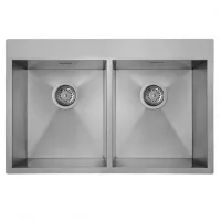Elleci Cube 750 2V Inox Rozsdamentes mosogatótálca (LIU750SAC)Munkalapra és szintbe is szerelhető