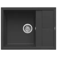   Elleci Unico 125 G40 Nero Gránit mosogatótálca (LGU12540)Munkalapra szerelhető