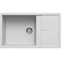   Elleci Unico 410 G68 Bianco Gránit mosogatótálca (LGU41068)Munkalapra szerelhető,Megfordítható