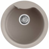 Elleci Ego Round G43 Tortora Gránit mosogatótálca (LGEROU43)Munkalapra szerelhető