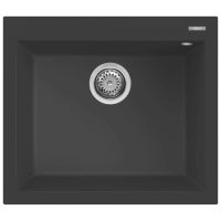   Elleci Quadra 105 G59 Antracite Gránit mosogatótálca (LGQ10559)Munkalapra szerelhető