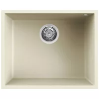   Elleci Quadra 105 G62 Bianco Antico Gránit mosogatótálca,munkalap alá szerelhető (LGQ10562BSO)Munkalap alá szerelhető
