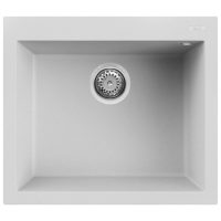   Elleci Quadra 105 G68 Bianco Gránit mosogatótálca (LGQ10568)Munkalapra szerelhető