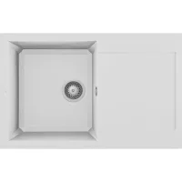   Elleci Easy 300 G68 Bianco Gránit mosogatótálca (LGY30068)Munkalapra szerelhető