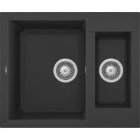 Elleci Easy 150 G40 Nero Gránit mosogatótálca (LGY15040)Munkalapra szerelhető