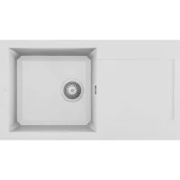   Elleci Easy 290 G68 Bianco Gránit mosogatótálca (LGY29068)Munkalapra szerelhető