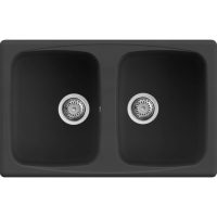   Elleci Master 350 G40 Nero Gránit mosogatótálca (LGM35040)Munkalapra szerelhető