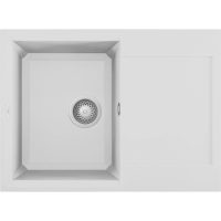   Elleci Easy 135 G68 Bianco Gránit mosogatótálca (LGY13568)Munkalapra szerelhető
