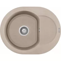   Elleci Easy Round 600 G51 Avena Gránit mosogatótálca (LGYR6051)Munkalapra szerelhető