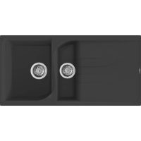 Elleci Ego 475 G40 Nero Gránit mosogatótálca (LGE47540)Munkalapra szerelhető,Megfordítható