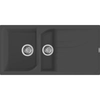 Elleci Ego 475 M70 Nero metal Gránit mosogatótálca (LME47570)Munkalapra szerelhető,Megfordítható