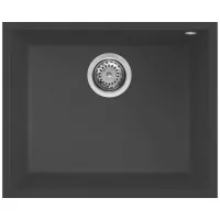 Elleci Quadra 105 M70 Nero metal Gránit mosogatótálca,munkalap alá szerelhető (LMQ10570BSO)Munkalap alá szerelhető