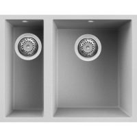 Elleci Quadra 150 M79 Alumínium Gránit mosogatótálca munkalap alá szerelhető (LMQ15079BSO)Munkalap alá szerelhető