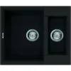 Elleci Easy 150 M70 Nero metal Gránit mosogatótálca (LMY15070)Munkalapra szerelhető