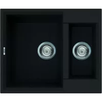 Elleci Easy 150 M70 Nero metal Gránit mosogatótálca (LMY15070)Munkalapra szerelhető