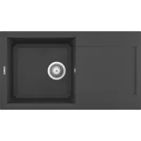   Elleci Easy 290 M70 Nero metal Gránit mosogatótálca (LMY29070)Munkalapra szerelhető