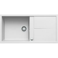   Elleci Best 480 AUTOMATA K96 White Kerámia mosogatótálca (LKB48096AUT) Munkalapra szerelhető