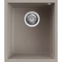   Elleci Quadra 100 G43 Tortora Gránit mosogatótálca,munkalap alá szerelhető (LGQ10043BSO)Munkalap alá szerelhető