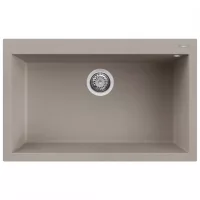   Elleci Quadra 130 G43 Tortora Gránit mosogatótálca (LGQ13043)Munkalapra szerelhető