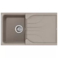   Elleci Ego 400 G43 Tortora Gránit mosogatótálca (LGE40043)Munkalapra szerelhető