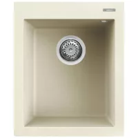   Elleci Quadra 100 G62 Bianco Antico Gránit mosogatótálca (LGQ10062)Munkalapra szerelhető
