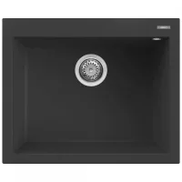   Elleci Quadra 110 G59 Antracite Gránit mosogatótálca (LGQ11059)Munkalapra szerelhető