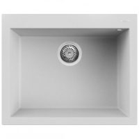   Elleci Quadra 110 G68 Bianco Gránit mosogatótálca (LGQ11068)Munkalapra szerelhető