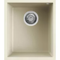   Elleci Quadra 100 G62 Bianco Antico Gránit mosogatótálca,munkalap alá szerelhető (LGQ10062BSO)Munkalap alá szerelhető