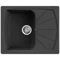 Elleci Living 125 G59 Antracite Gránit mosogatótálca (LGL12559)Munkalapra szerelhető