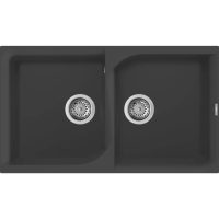 Elleci Ego 450 G59 Antracite Gránit mosogatótálca (LGE45059)Munkalapra szerelhető