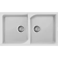   Elleci Ego 450 G68 Bianco Gránit mosogatótálca (LGE45068)Munkalapra szerelhető