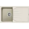 Elleci Ego 400 G62 Bianco Antico Gránit mosogatótálca (LGE40062)Munkalapra szerelhető