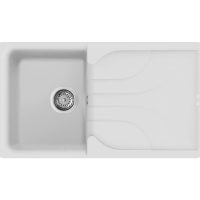 Elleci Ego 400 G68 Bianco Gránit mosogatótálca (LGE40068)Munkalapra szerelhető