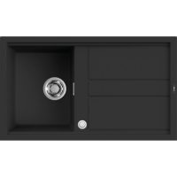   Elleci Best 400 AUTOMATA G40 Nero Gránit mosogatótálca (LGB40040AUT)Munkalapra szerelhető