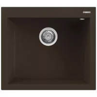   Elleci Quadra 105 M78 Espresso Gránit mosogatótálca (LMQ10578)Munkalapra szerelhető
