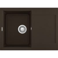 Elleci Easy 135 G78 Espresso Gránit mosogatótálca (LGY13578)Munkalapra szerelhető