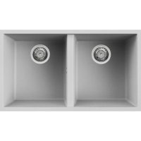   Elleci Quadra 350 M79 Alumínium Gránit mosogatótálca munkalap alá szerelhető (LMQ35079BSO)Munkalap alá szerelhető