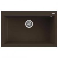 Elleci Quadra 130 M78 Espresso Gránit mosogatótálca (LMQ13078)Munkalapra szerelhető