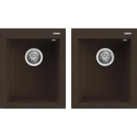 Elleci Quadra 200 M78 Espresso Gránit mosogatótálca (LMQ20078)Munkalapra szerelhető